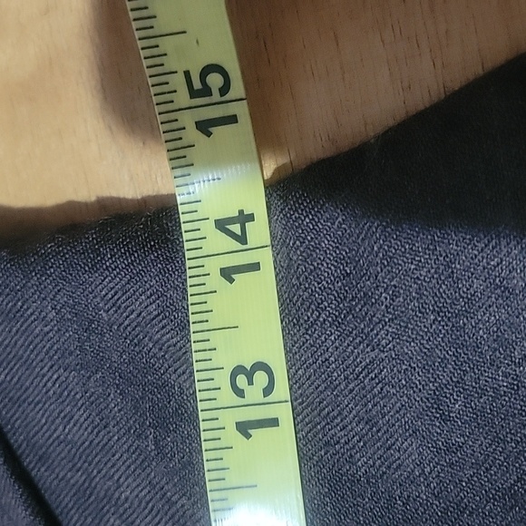 Vintage 80s 90s Brown Wool High Waist Trousers M - Picture 12 of 16